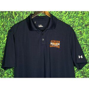 Auburn Tigers War Eagle 2010 National Champions Football Polo Shirt Men’s Medium